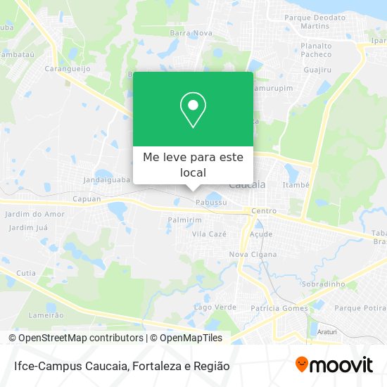 Ifce-Campus Caucaia mapa