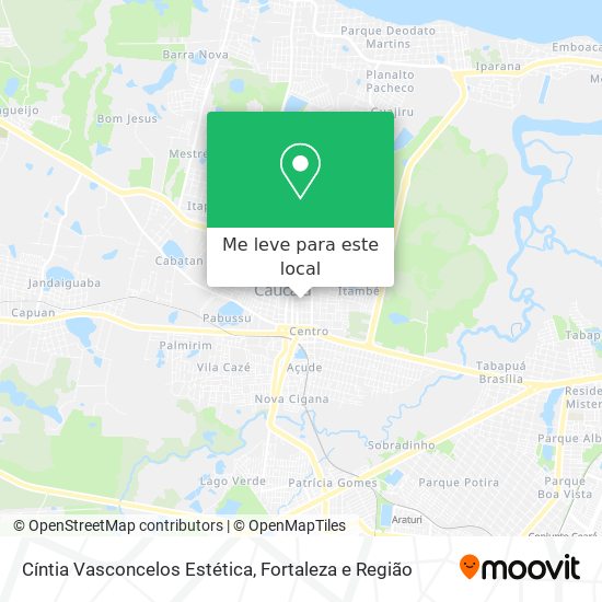 Cíntia Vasconcelos Estética mapa