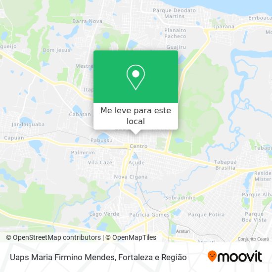 Uaps Maria Firmino Mendes mapa