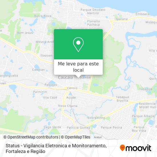 Status - Vigilancia Eletronica e Monitoramento mapa