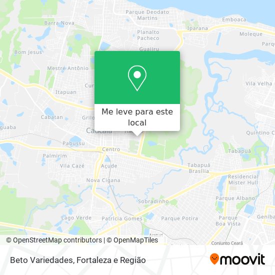 Beto Variedades mapa