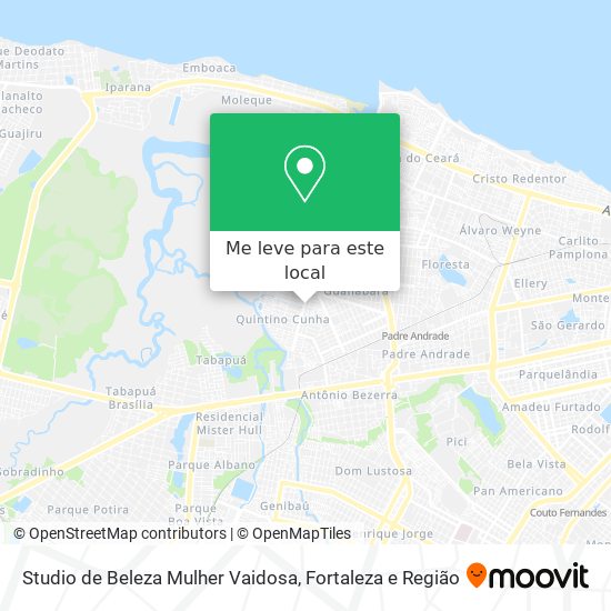 Studio de Beleza Mulher Vaidosa mapa