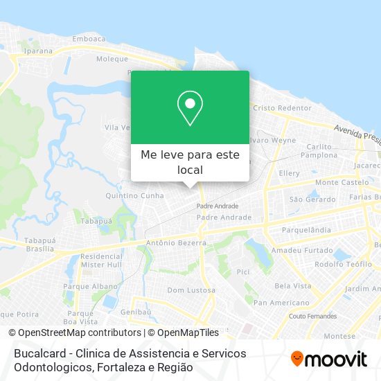 Bucalcard - Clinica de Assistencia e Servicos Odontologicos mapa