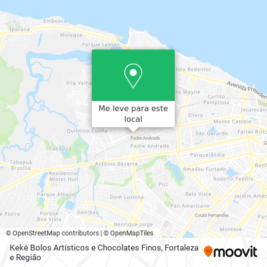 Keké Bolos Artísticos e Chocolates Finos mapa