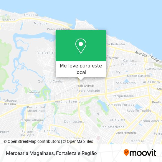 Mercearia Magalhaes mapa