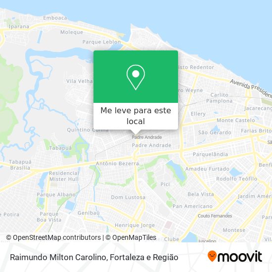 Raimundo Milton Carolino mapa