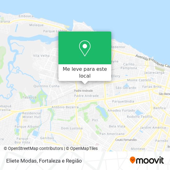 Eliete Modas mapa