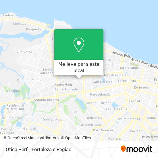 Ótica Perfil mapa