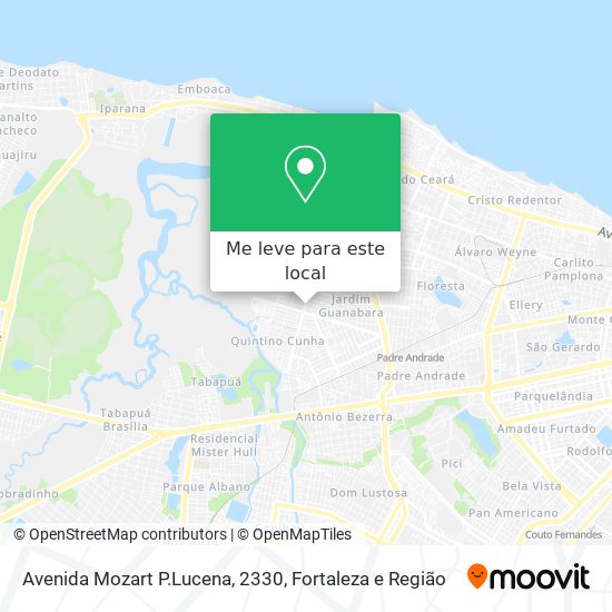 Avenida Mozart P.Lucena, 2330 mapa