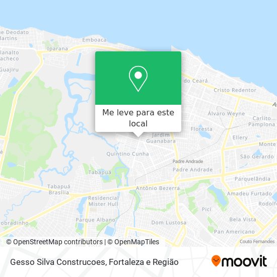 Gesso Silva Construcoes mapa