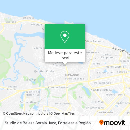 Studio de Beleza Soraia Juca mapa