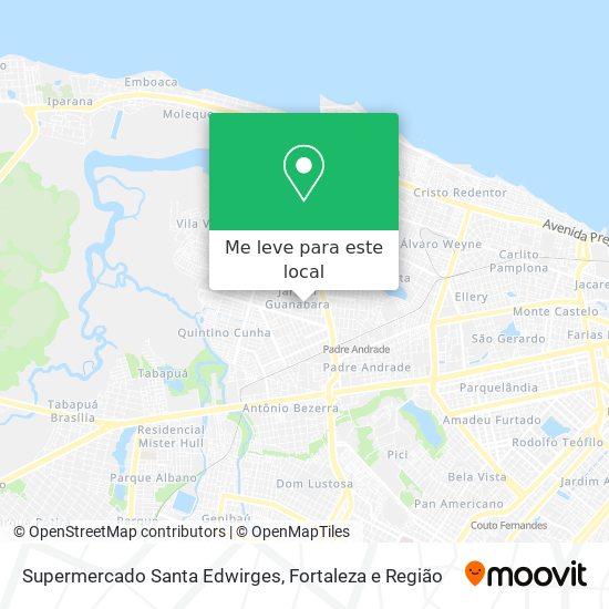 Supermercado Santa Edwirges mapa
