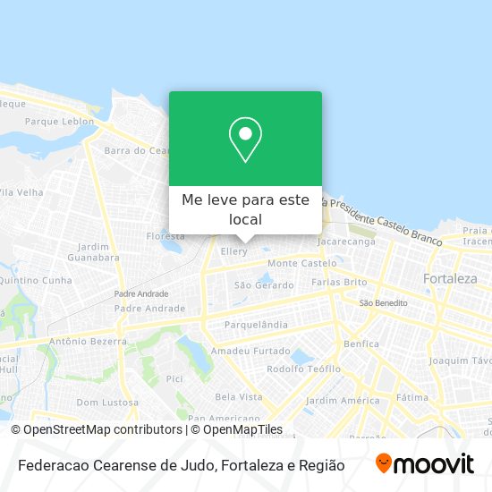 Federacao Cearense de Judo mapa