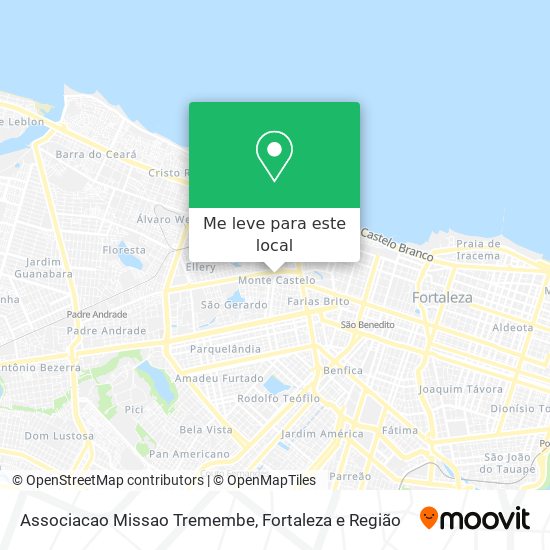 Associacao Missao Tremembe mapa