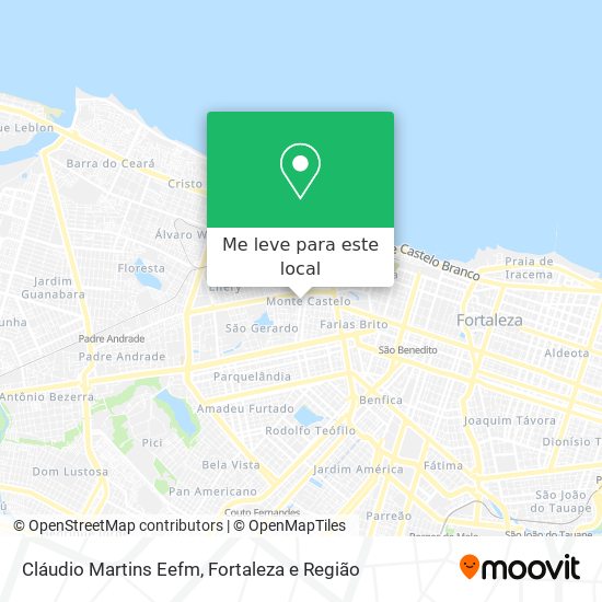Cláudio Martins Eefm mapa