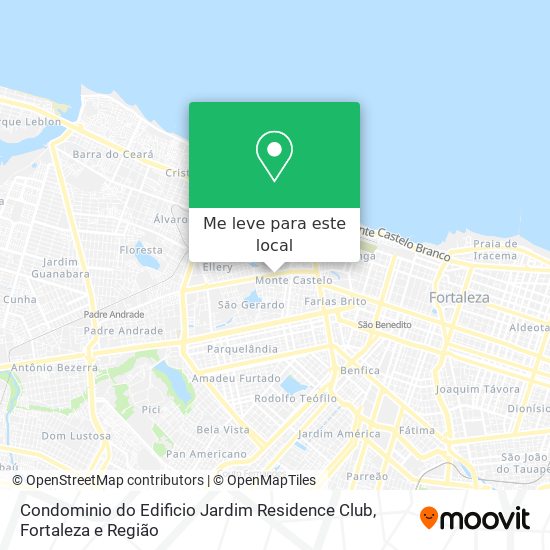 Condominio do Edificio Jardim Residence Club mapa