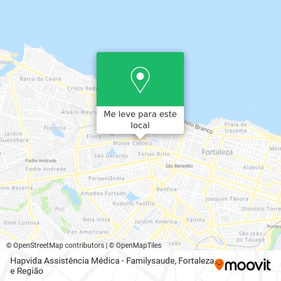 Hapvida Assistência Médica - Familysaude mapa