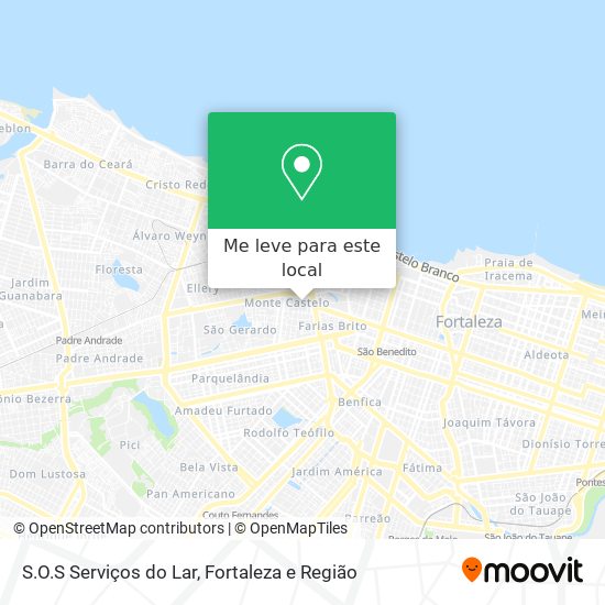 S.O.S Serviços do Lar mapa