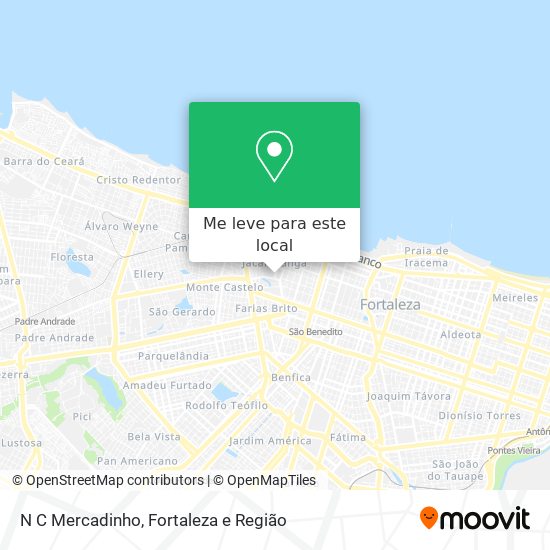 N C Mercadinho mapa