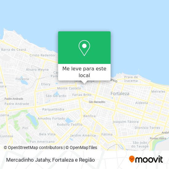 Mercadinho Jatahy mapa