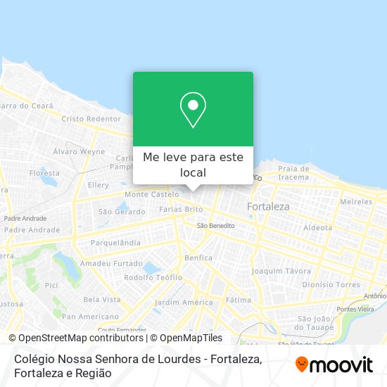 Colégio Nossa Senhora de Lourdes - Fortaleza mapa