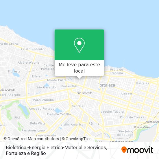 Bieletrica -Energia Eletrica-Material e Servicos mapa