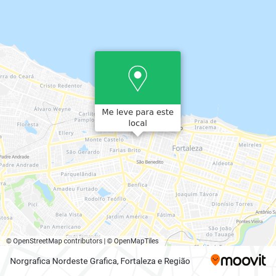 Norgrafica Nordeste Grafica mapa