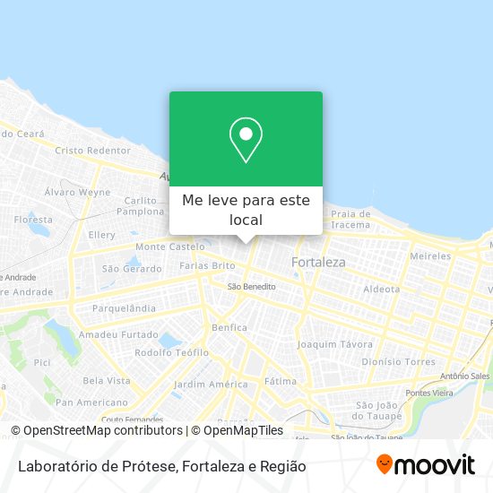 Laboratório de Prótese mapa