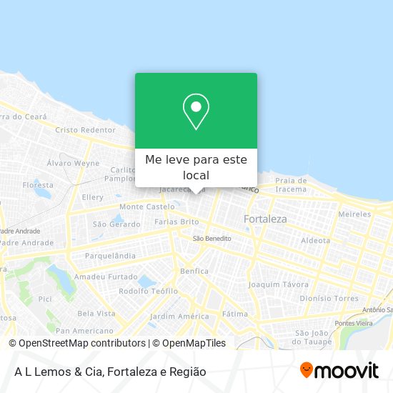 A L Lemos & Cia mapa