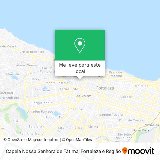 Capela Nossa Senhora de Fátima mapa