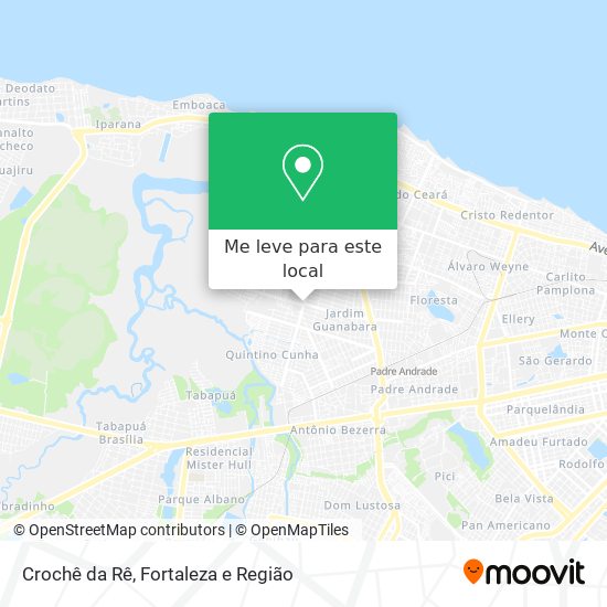 Crochê da Rê mapa