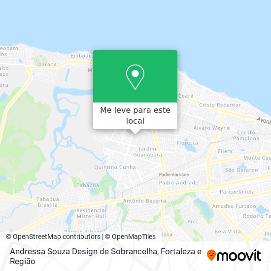 Andressa Souza Design de Sobrancelha mapa