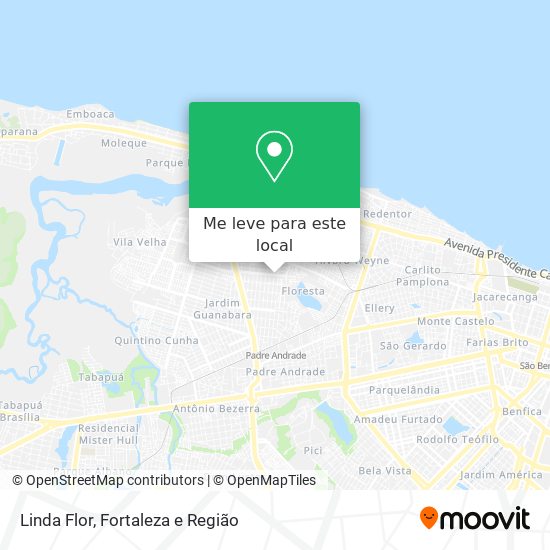 Linda Flor mapa