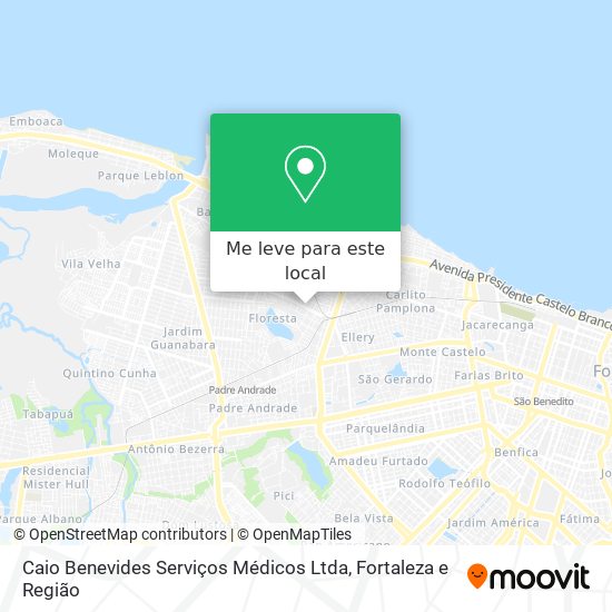 Caio Benevides Serviços Médicos Ltda mapa
