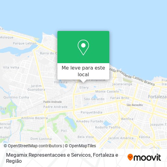 Megamix Representacoes e Servicos mapa