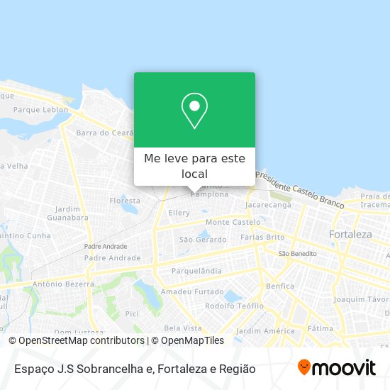 Espaço J.S Sobrancelha e mapa