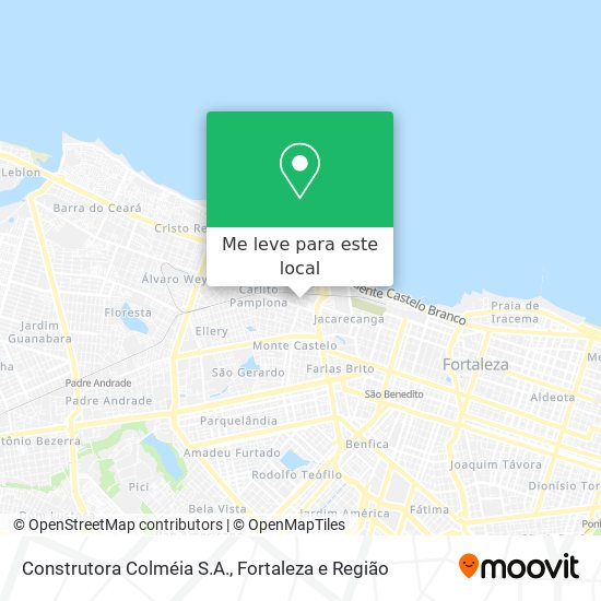 Construtora Colméia S.A. mapa