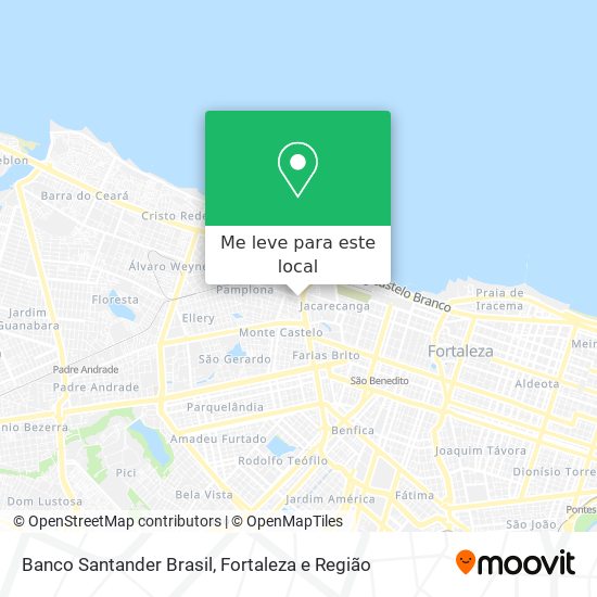 Banco Santander Brasil mapa