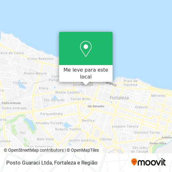 Posto Guaraci Ltda mapa