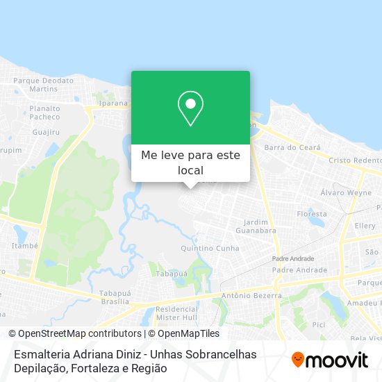 Esmalteria Adriana Diniz - Unhas Sobrancelhas Depilação mapa