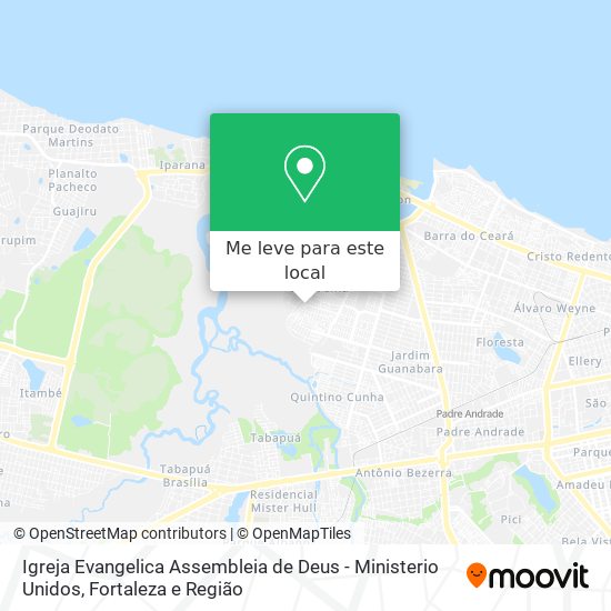 Igreja Evangelica Assembleia de Deus - Ministerio Unidos mapa
