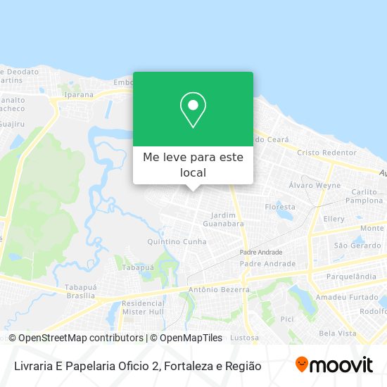 Livraria E Papelaria Oficio 2 mapa