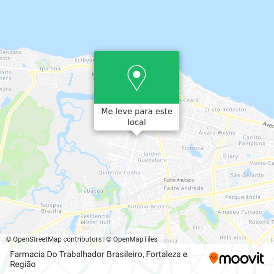 Farmacia Do Trabalhador Brasileiro mapa