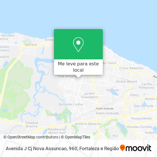 Avenida J Cj Nova Assuncao, 960 mapa