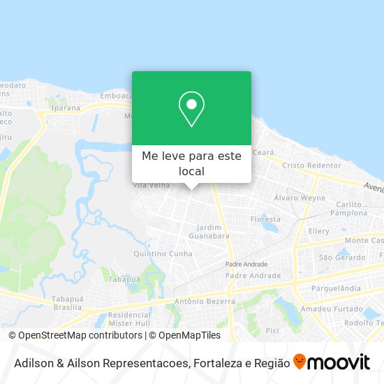 Adilson & Ailson Representacoes mapa