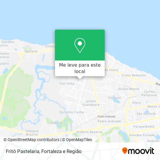 Fritô Pastelaria mapa
