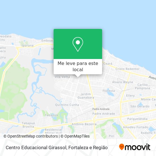 Centro Educacional Girassol mapa
