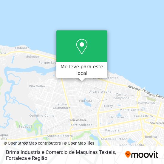 Brima Industria e Comercio de Maquinas Texteis mapa