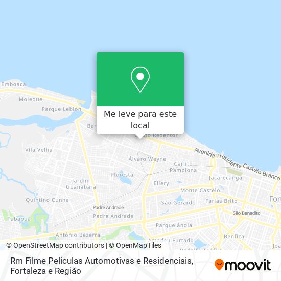 Rm Filme Peliculas Automotivas e Residenciais mapa
