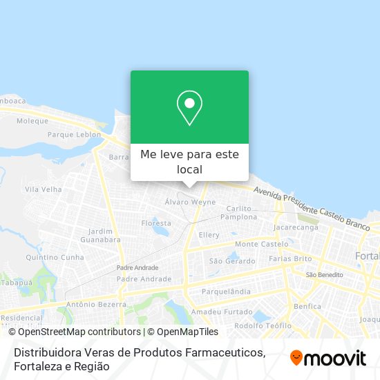 Distribuidora Veras de Produtos Farmaceuticos mapa